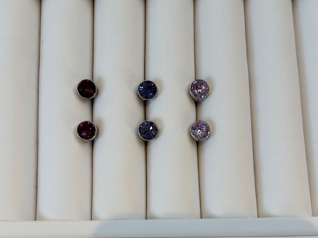 Altri gioielli: Ohrstecker-Set mit Swarovski-Steinen Nr. 3 – Nuovo (secondo la descrizione) da Rothenburg venduto da stacostaco 1