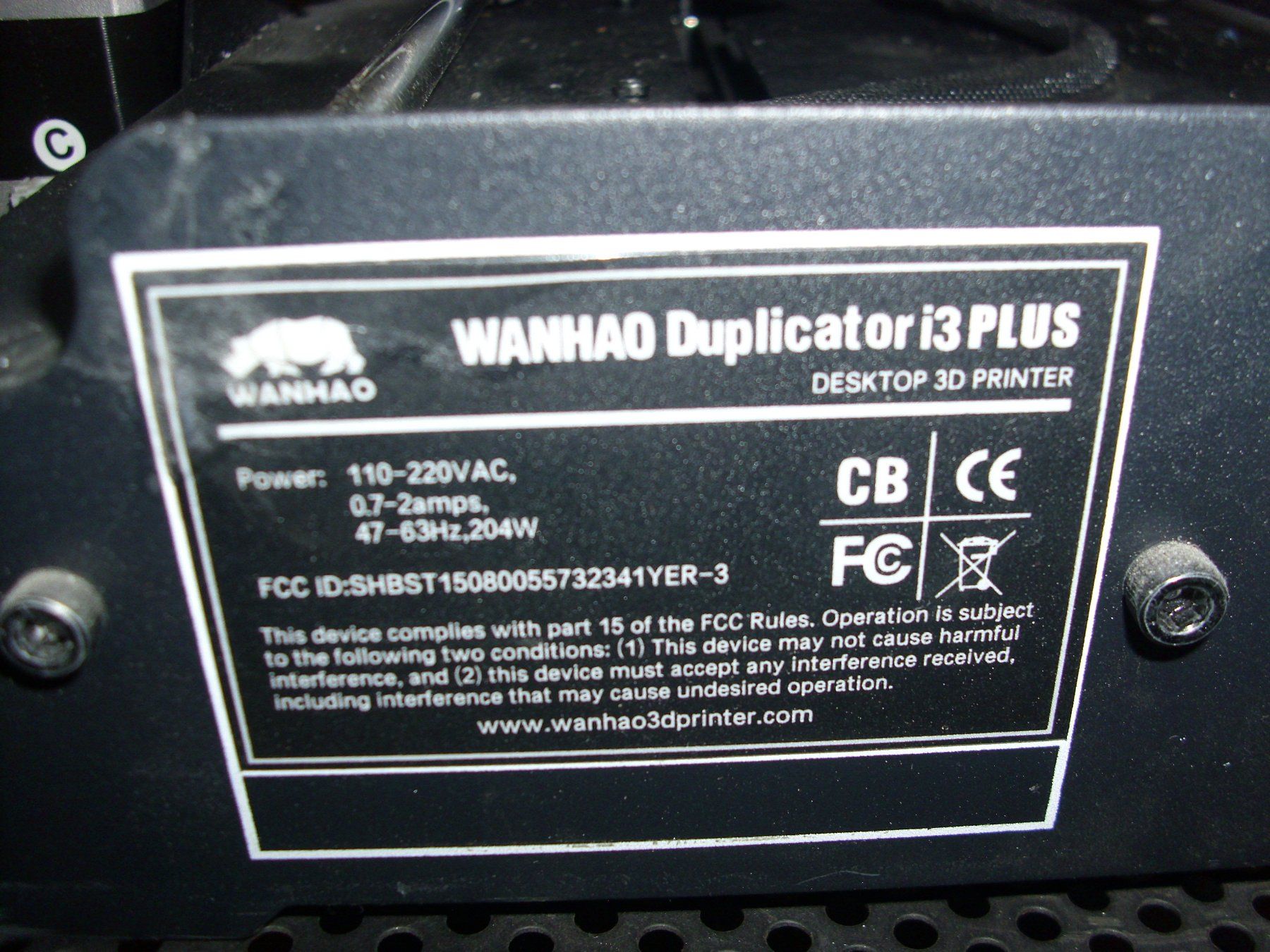 Wanhao 3D Drucker: 3D- Drucker WANHO 13 Plus – Gebraucht aus Safenwil von Prodecor 3