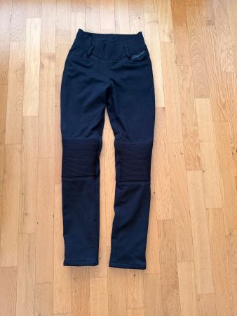 Motorradhose Damen schwarz Grösse M