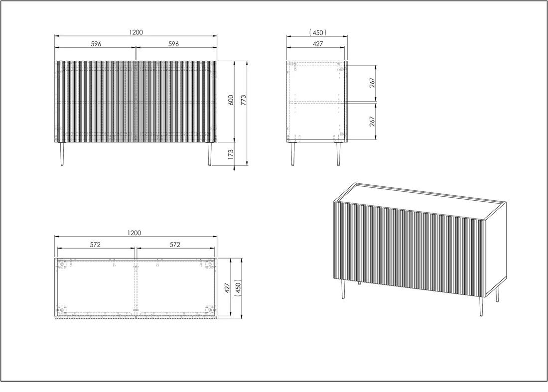 Micasa Kommoden: ILVI Sideboard Eicheechtholzfurnier – Gebraucht aus Zürich von Kaffimagi 3