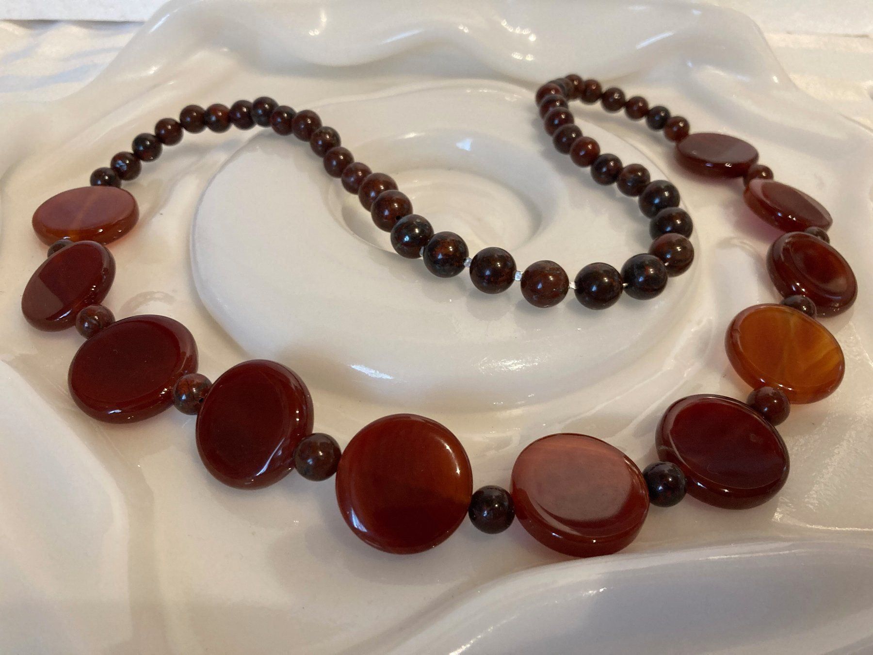 Catenine: Halskette - Achat, Jaspis – Nuovo (secondo la descrizione) da Biberist venduto da tl-schmuck 1