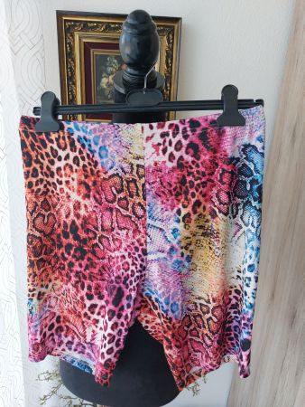 Radlerhose in Leopardenlook