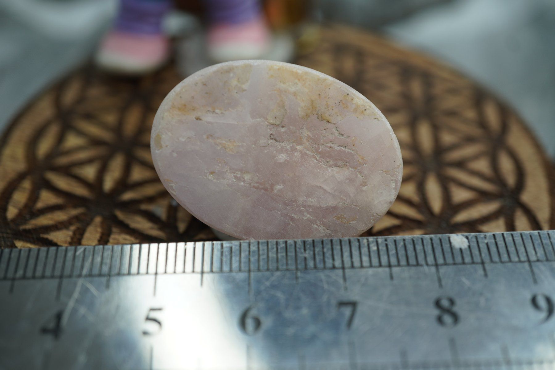 Minerali & Pietre curative: Morganit   Blatt Geschnitzt  Cabochon   Ab 1.- – Nuovo e nell'imballaggio originale da Eschenbach SG venduto da topstone 3