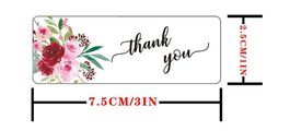 20 Sticker Aufkleber Etiketten Thank you Scrap Book Kleber