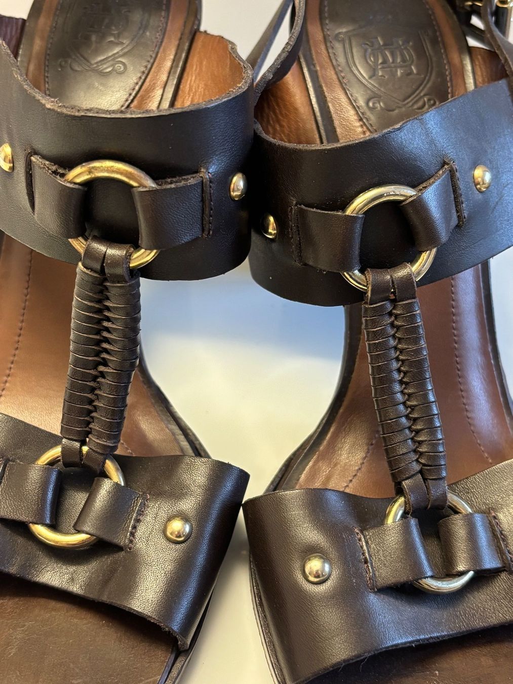 Massimo Dutti Scarpe da donna: Massimo Dutti braune Ledersandalen, Grösse 41 – Usato da Horgen venduto da uge_pd5p 4