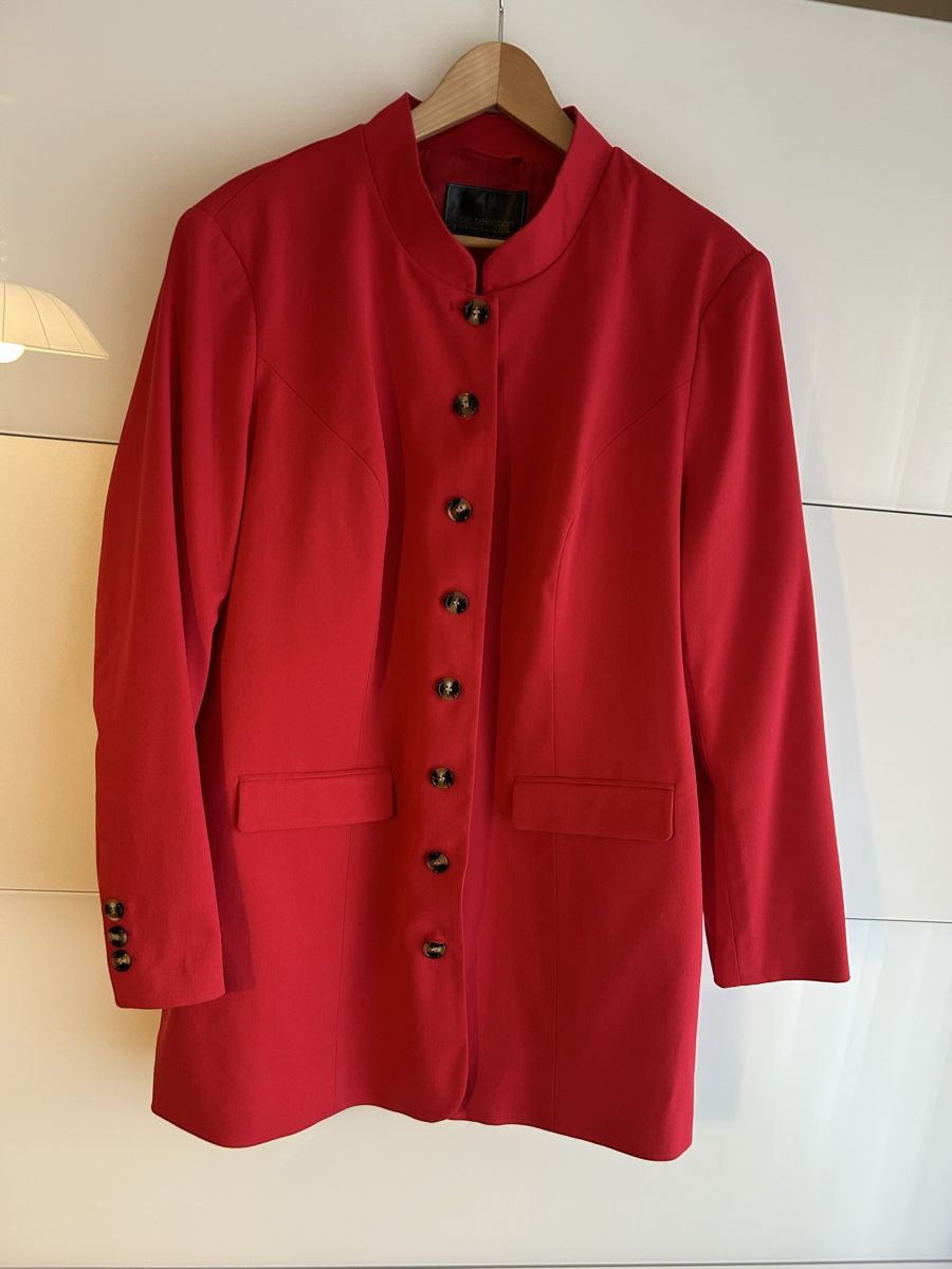 Cappotti: Roter Damen-Blazer BPC , Gr. 50 – Nuovo (secondo la descrizione) da Oftringen venduto da Jola16