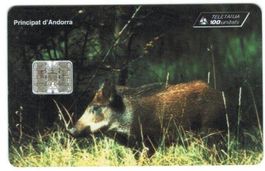 Telefonkarte Andorra AND-058 Wildschwein