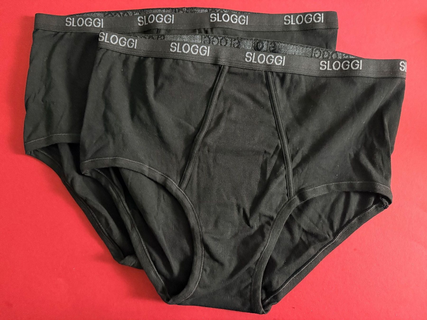 Sloggi Biancheria intima: SLOGGI men, Slips Maxi BASIC, Grösse XXXL, 2 Stück Schwarz – Nuovo e nell'imballaggio originale da Rudolfstetten venduto da gst_g7xl