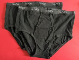 SLOGGI men, Slips Maxi BASIC, Grösse XXXL, 2 Stück Schwarz