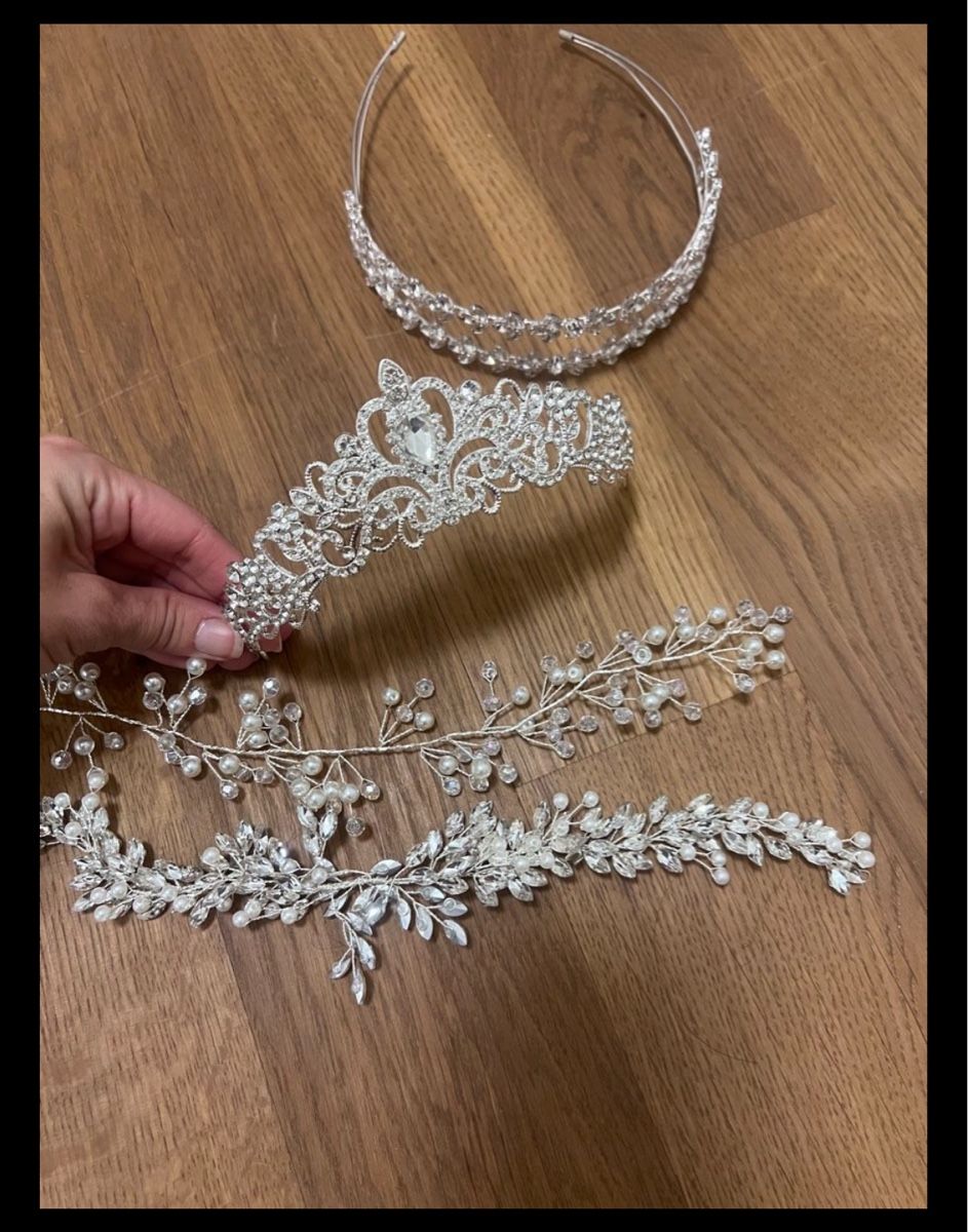 Accessori per capelli: Brauthaarschmuck und diadem – Nuovo (secondo la descrizione) da Root venduto da Fashionhomeandmore