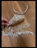 Brauthaarschmuck und diadem