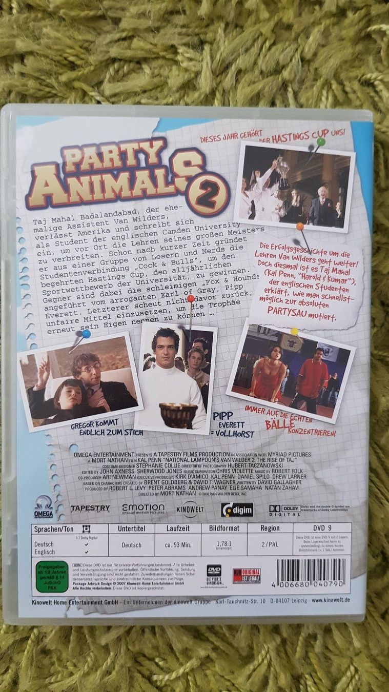 Tutti i DVDs: Party Animals 2 – Usato da Dornach venduto da Letizia1987 1