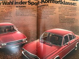 Prospekt Audi 100 2/72