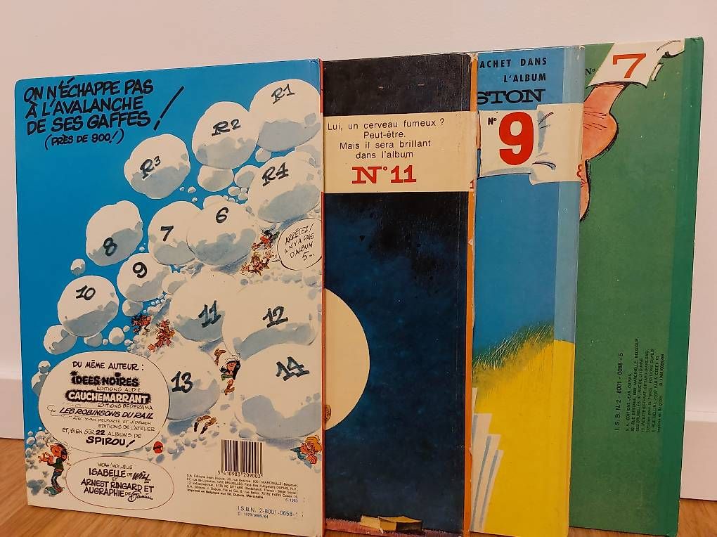 Fumetti: 4 BD's Gaston Lagaffe  – Usato da Martigny venduto da paquito60 1