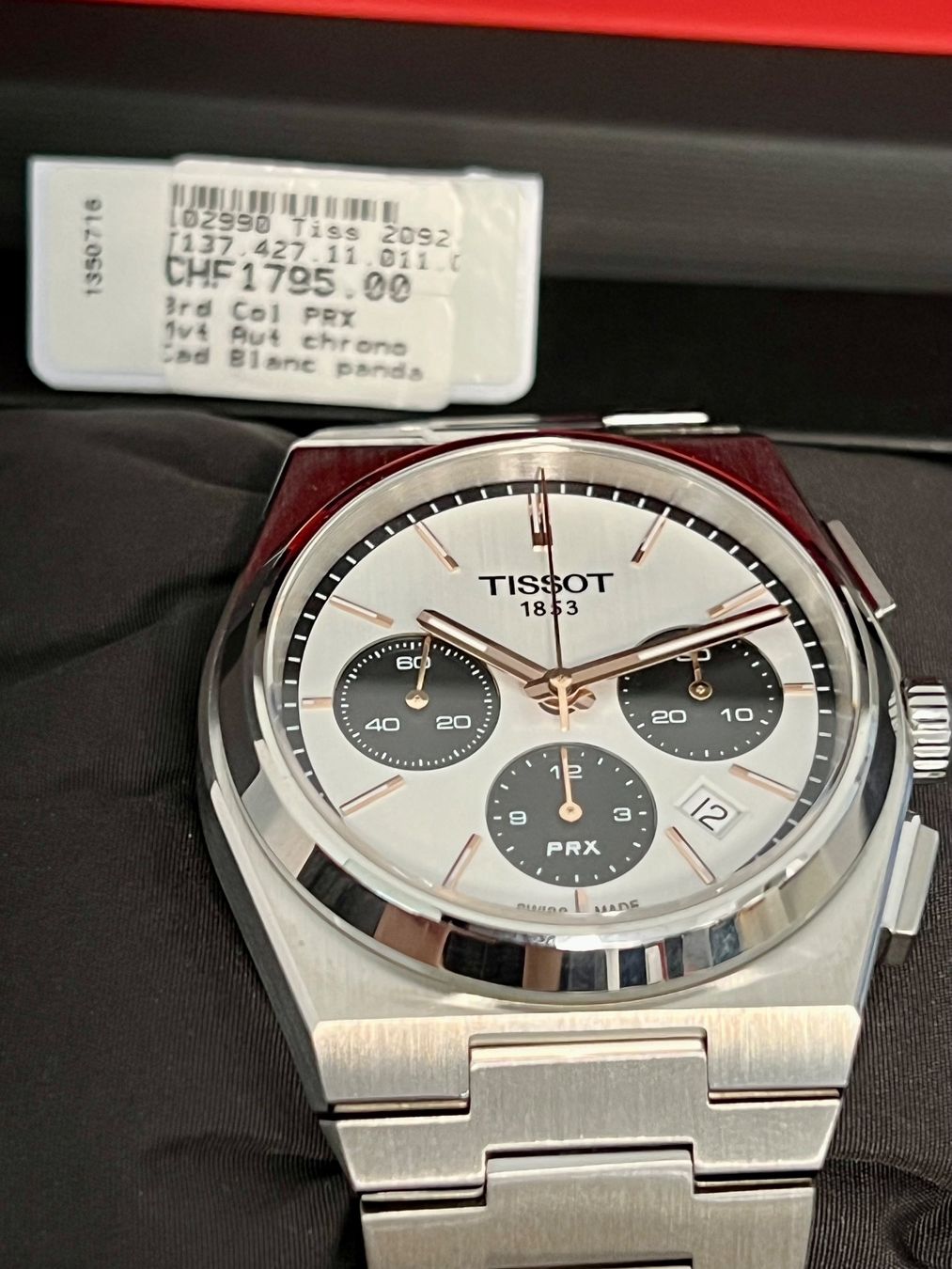 Tissot Orologi: Tissot PRX Chronograph Automatic Argentée 42mm – Nuovo (secondo la descrizione) da Sion venduto da ROBY_ROBY_ROBY 4