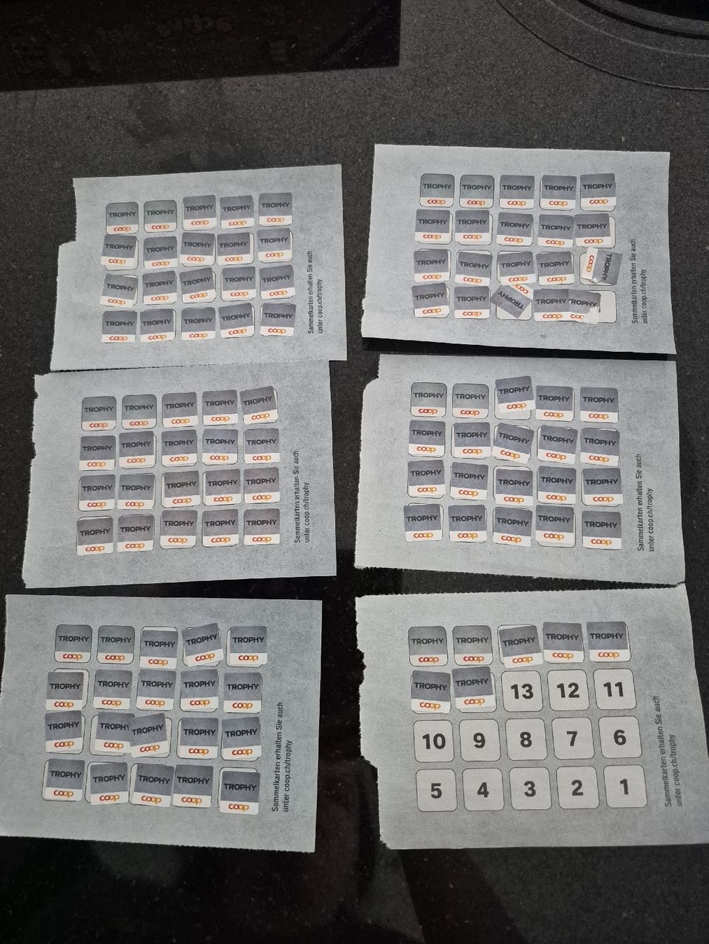 Coop Raccolte di bollini & punti: Coop Trophy Sammelkarten – Nuovo (secondo la descrizione) da Visp venduto da Abarth1991