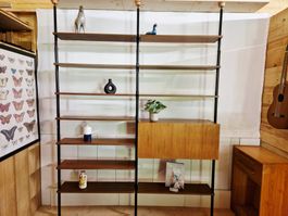 Schönes Teleskopregal 60er 70er Nr. 51 (pfuedrikson)