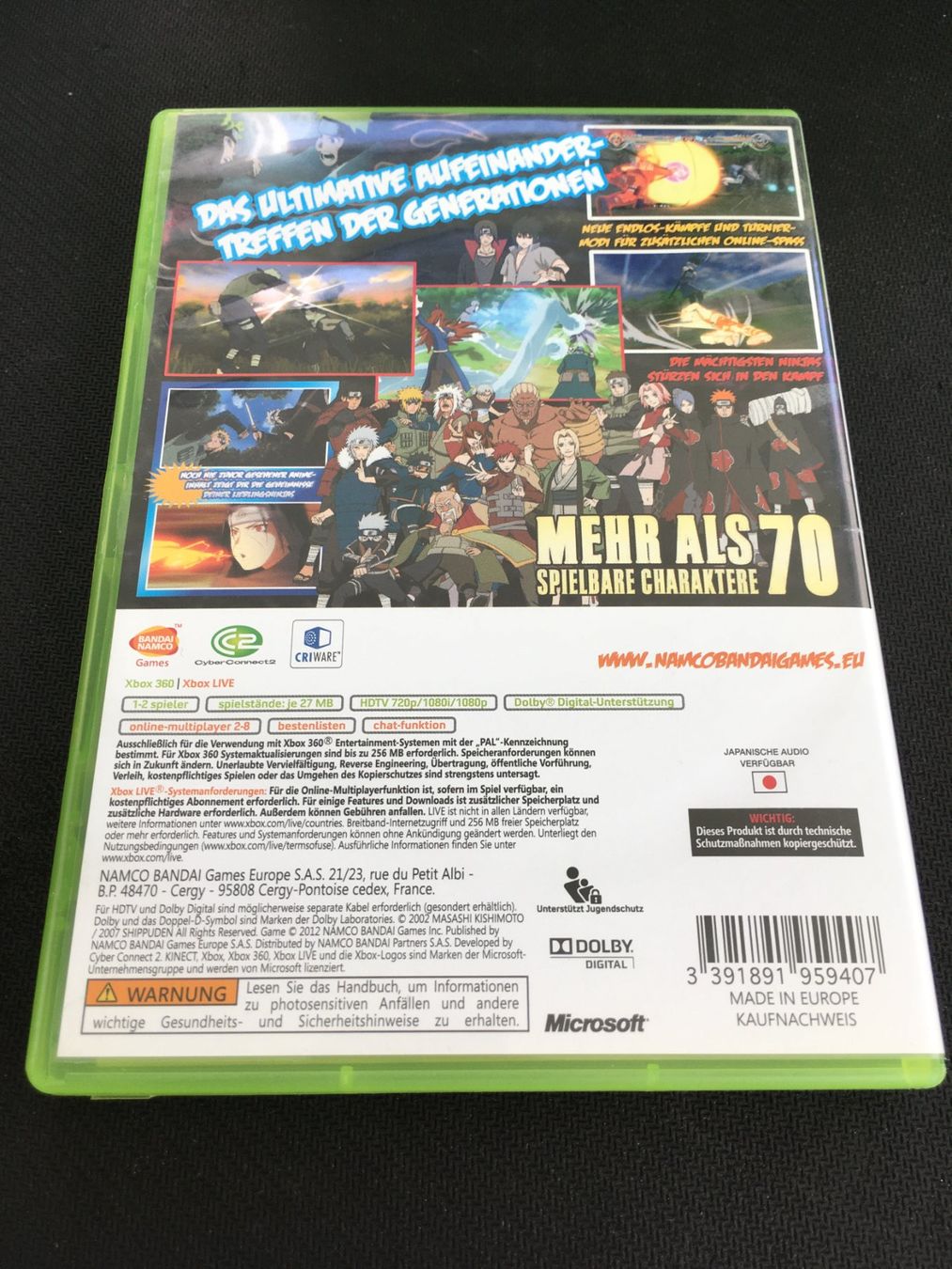 Microsoft Giochi: Naruto Ultimate Ninja Storm Generations - Xbox 360 Game – Usato da St.Gallen venduto da Punktchen01 1