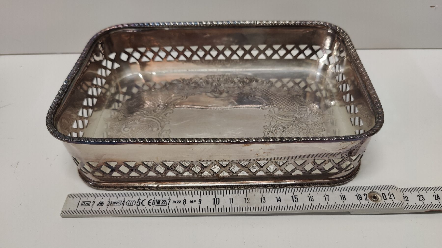 Servierplatten: Exklusiver Korb RF-Sheffield  versilbert (L33) – Gebraucht aus Neuenhof von bro_9zsg 5
