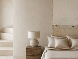 Paire de lampes de table en travertin ancien