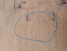 Kette Edelstahl Silberfarben Gliederkette guter Zustand