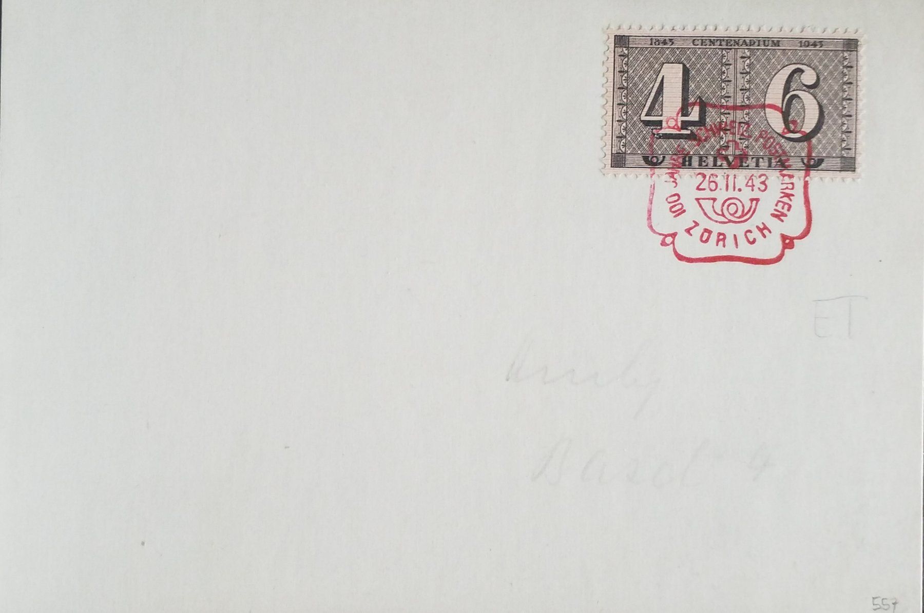 Tutti i francobolli: 1742) 1943, 100 Jahre Postmarken FDC – Usato da Baden venduto da Eggi