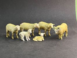 Schleich Schaf Schafe alt Widder Lamm Bock