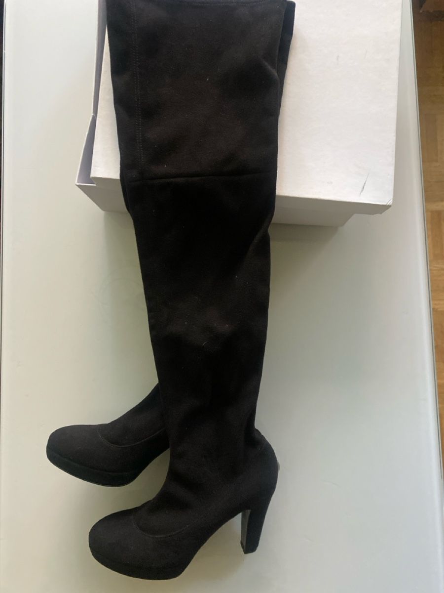 Chaussures femmes: Bottes hautes noires chic - taille 38 - parfaites! – Neuf (Voir description) à Geneve par pat_p76n 1