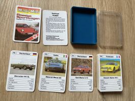 Maxi-Mini Rassige Sportwagen Quartett