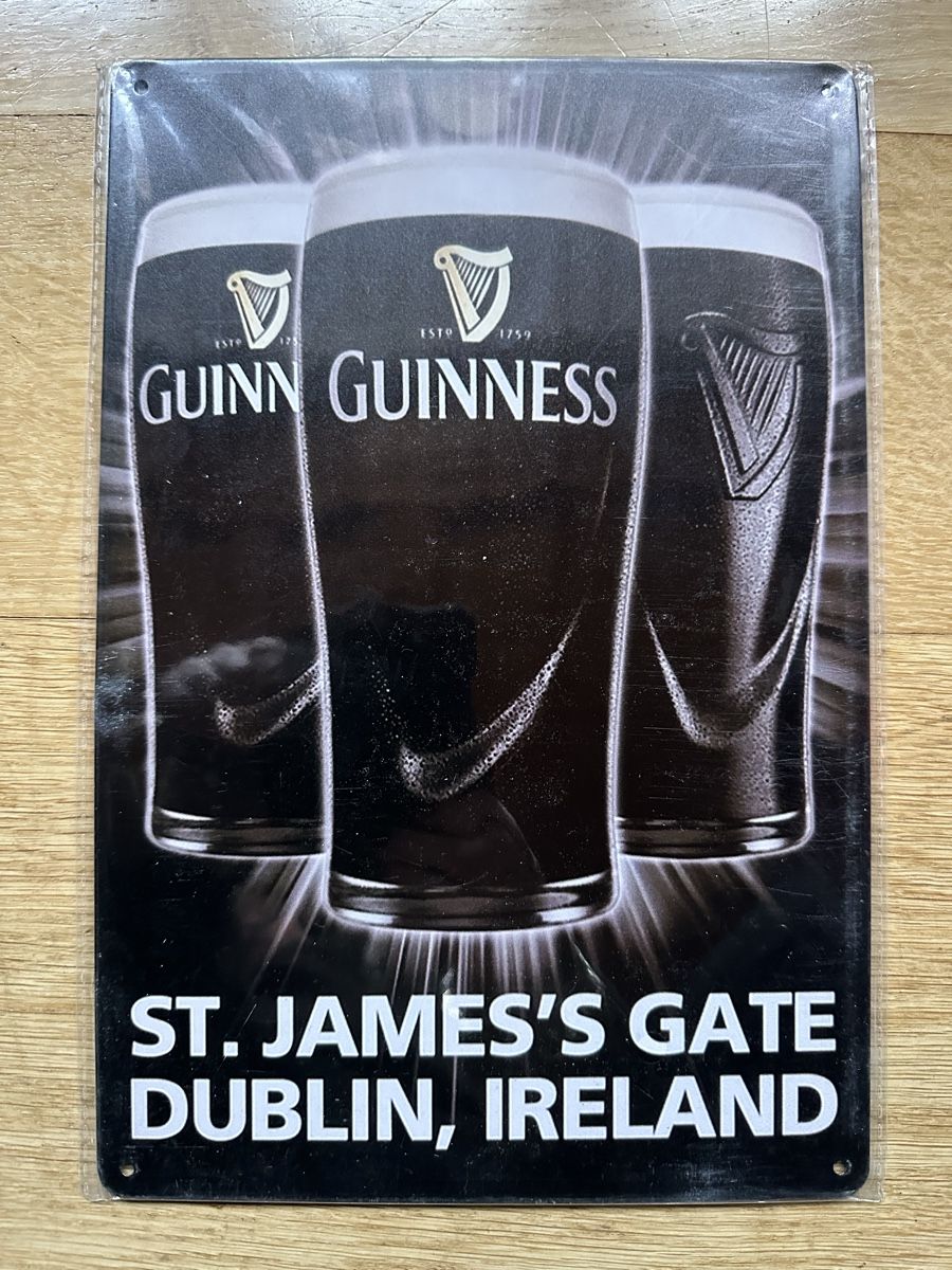 Insegne: Guinness Bier Dublin Irland  – Nuovo (secondo la descrizione) da Reinach AG venduto da rares75
