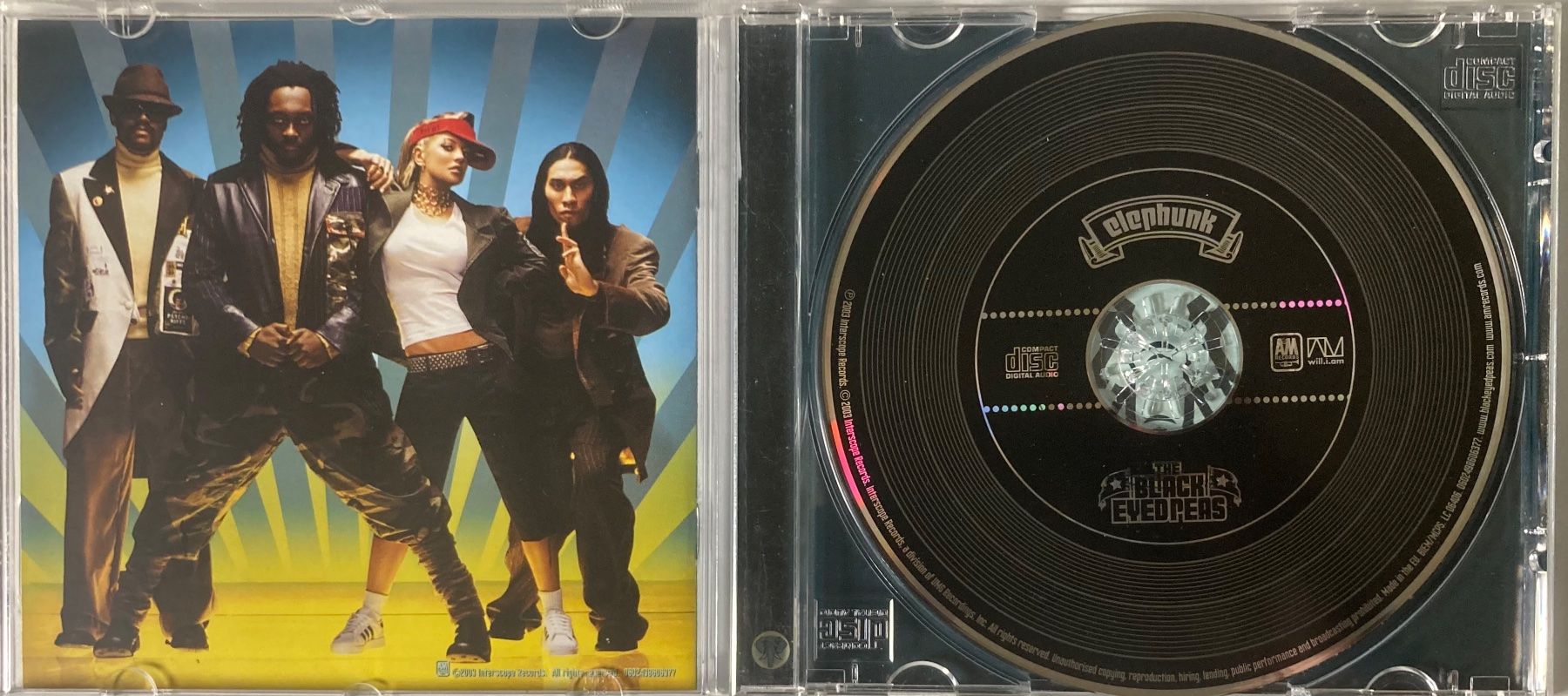 CD: THE BLACK EYED PEAS - ELEPHUNK – Usato da Poliez-Pittet venduto da Newtown-Records 2