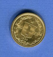 (331) 20 Fr. 1883 Helvetia Top Gold 1. Jahrgang