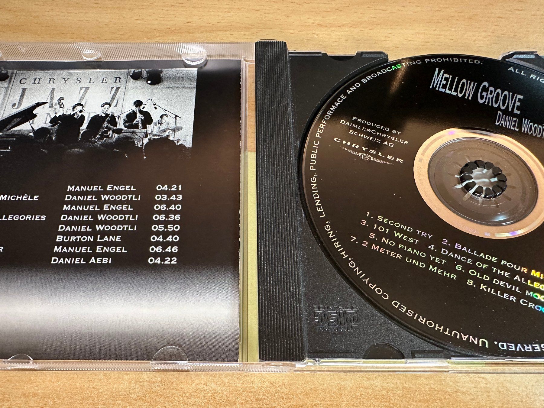 CD: A4 Daniel Woodtli Sextet - Mellow Groove – Usato da Rikon im Tösstal venduto da Alpenmutz 2