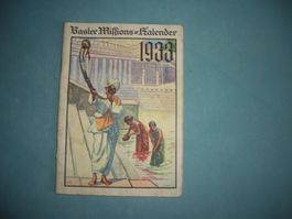 Basler-Millions-Kalender 1933 illustrierter Kalender