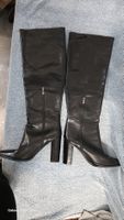 Sexy Elegante Overknee Lederstiefel Gr. 41 – Absatz ca. 10 c