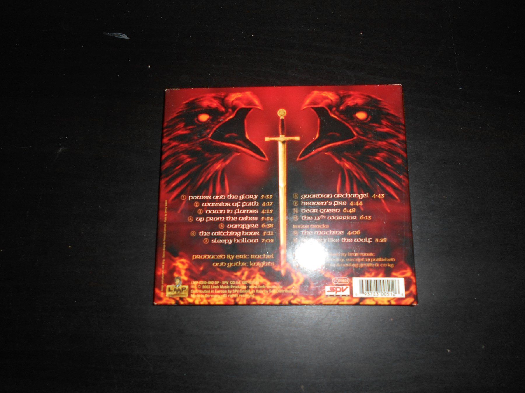 CD: Gothic Knights – Up From The Ashes / 2003 / Digi – Usato da Aarberg venduto da witchhunter01 2