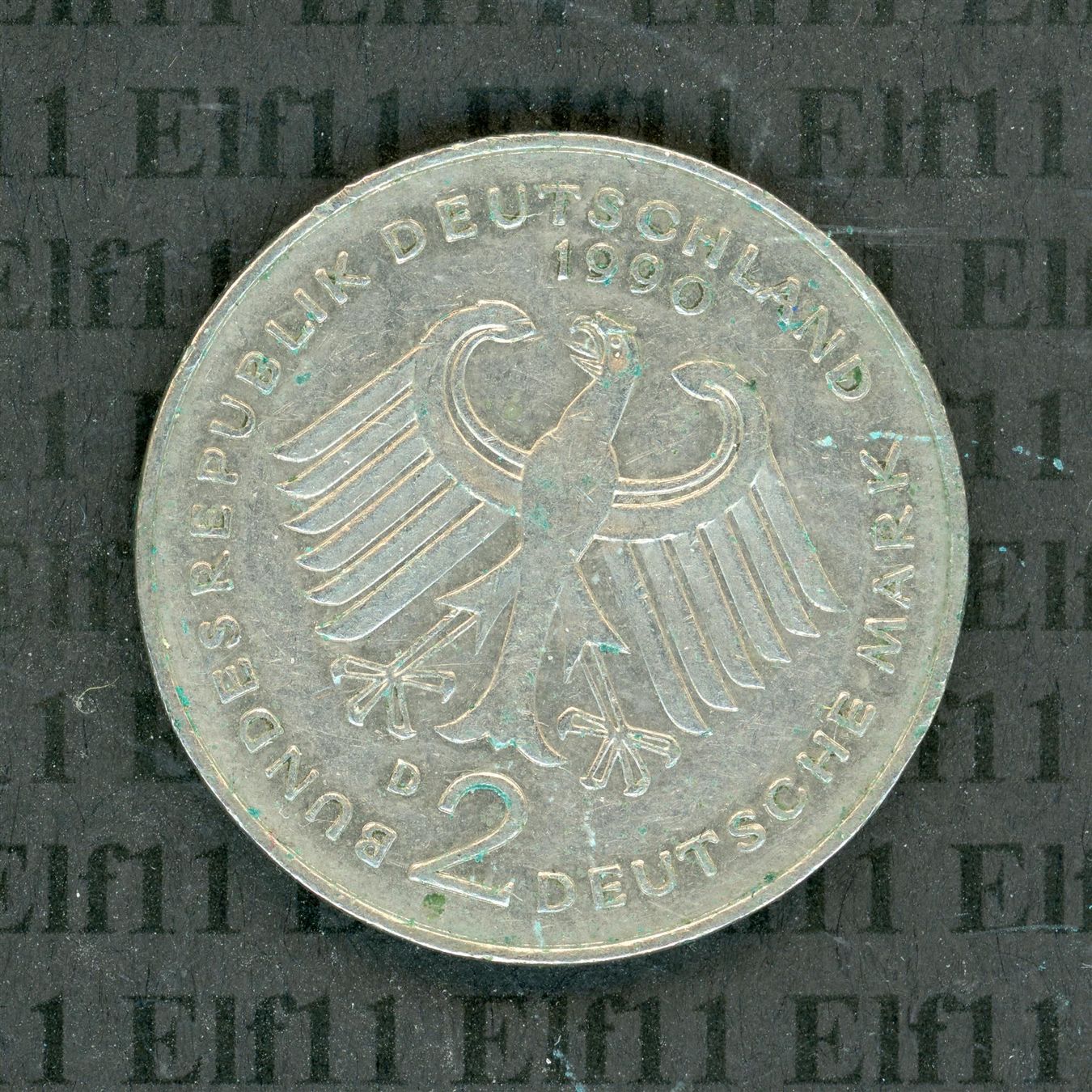 Alle Münzen: DEM___2.00 1990D Strauss -vz 2 Deutsche Mark – Gebraucht aus Widnau von Elf11