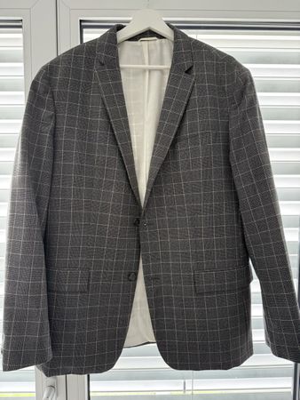 Herren Sakko Calvin Klein kariert Grösse 54 neuwertig