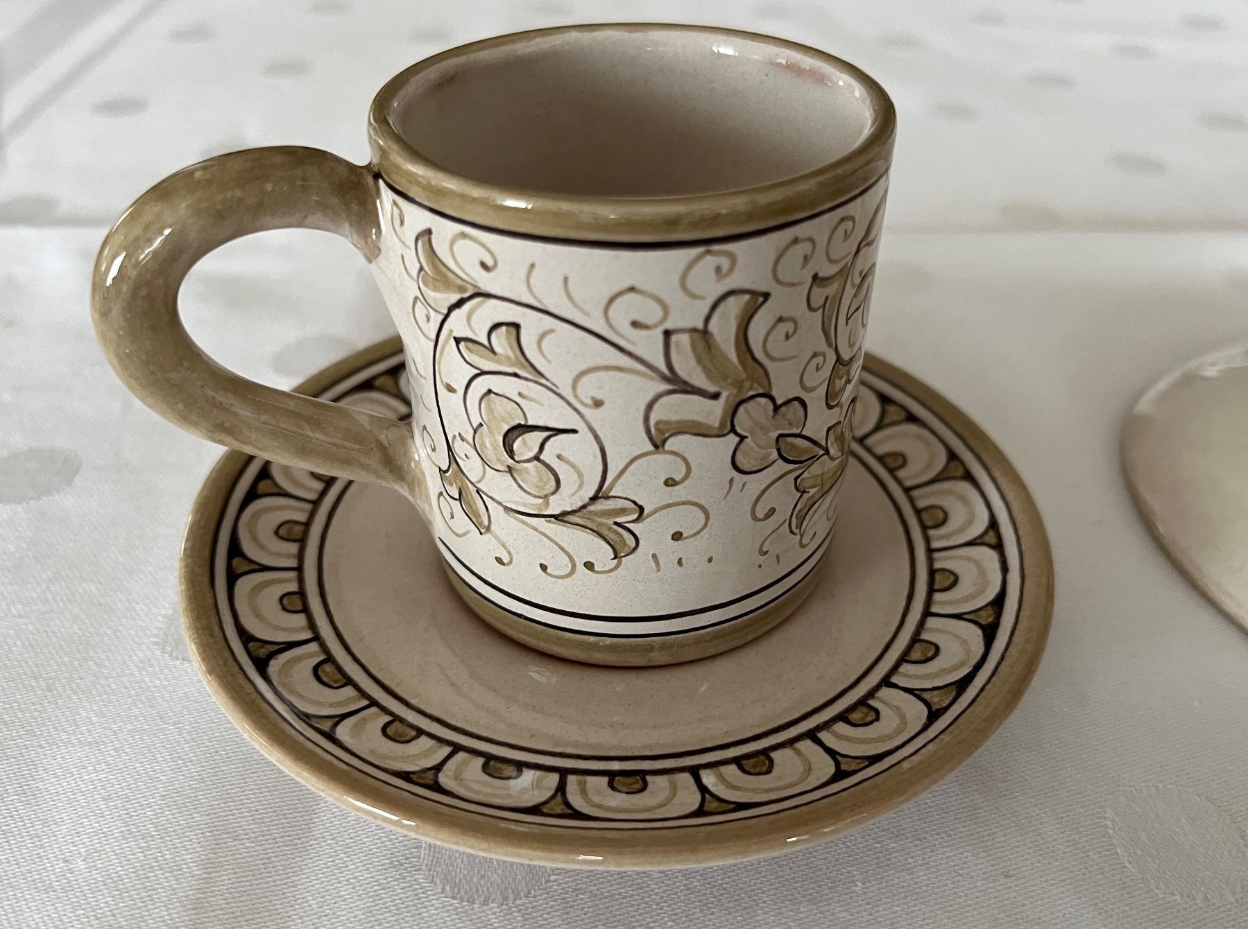 Tazze: Deruta  - 2 Espressotassen mit Untertassen – Nuovo (secondo la descrizione) da Stetten AG venduto da Brissago25 4
