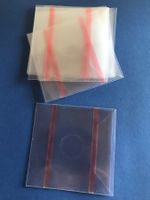 CD-Hülle mit Lasche und Klebstreifen Schutzhüllen 12 Stk