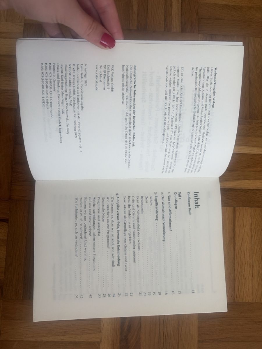 Libri: Das grosse Buch der Affirmation – Nuovo (secondo la descrizione) da Basel venduto da lae_rg9k 1