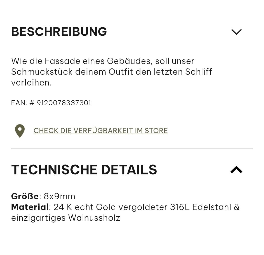 Orecchini pendenti & Orecchini a lobo: Facade Ohrringe - Holzkern – Nuovo (secondo la descrizione) da St. Ursen venduto da ann_jsw9 1