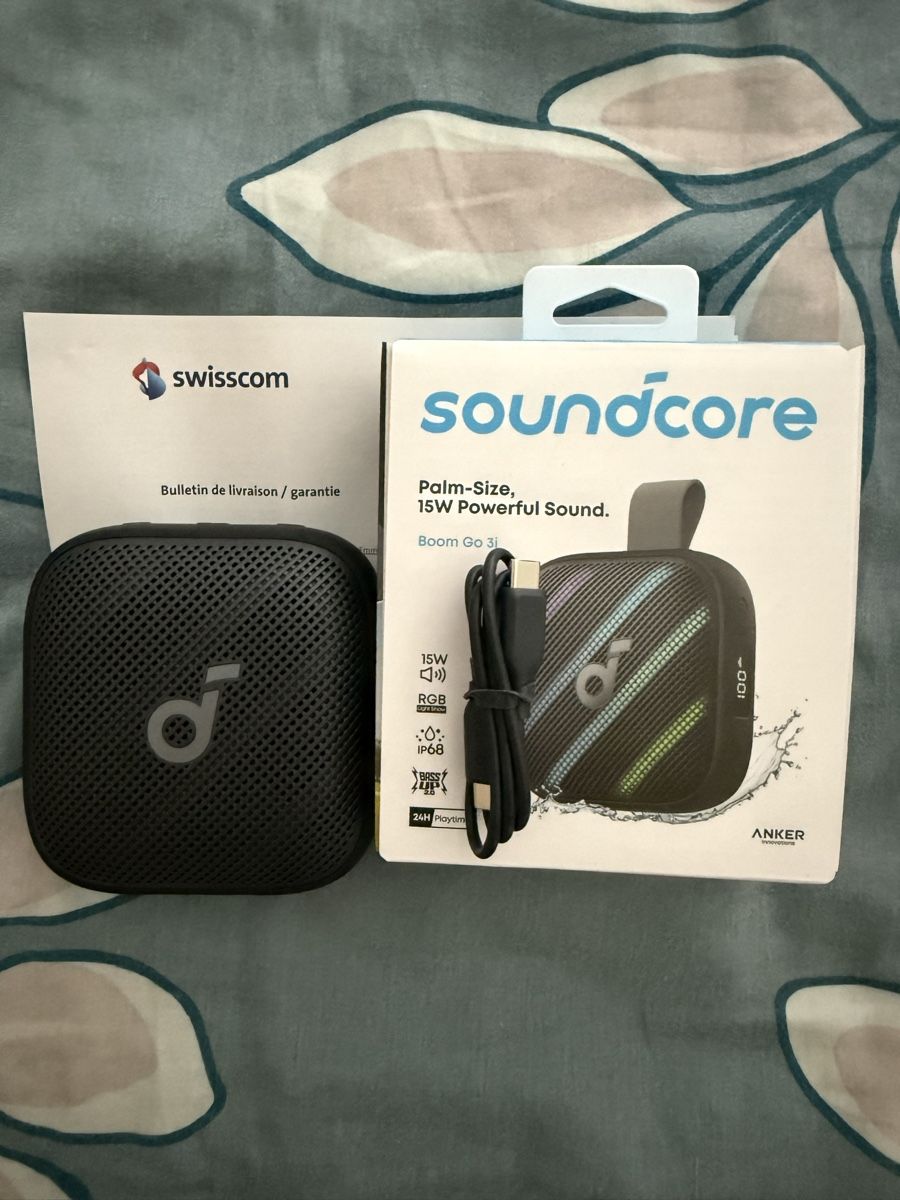 Soundcore Haut-parleurs: Enceinte Bluetooth Soundcore Boom Go 3 – Neuf (Voir description) à Sierre par MeJC_3960