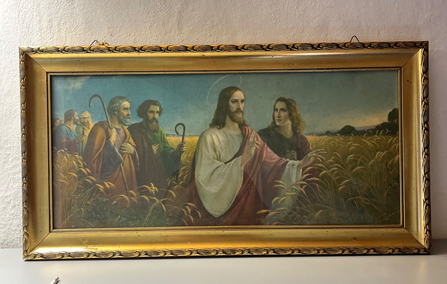 Tableaux: Bild hinter Glas auf Karton gemalt – D'occasion à Niederrohrdorf par Oldfan
