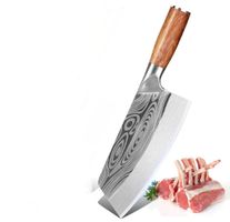Hackmesser Küchenmesser Holzgriff Edelstahl