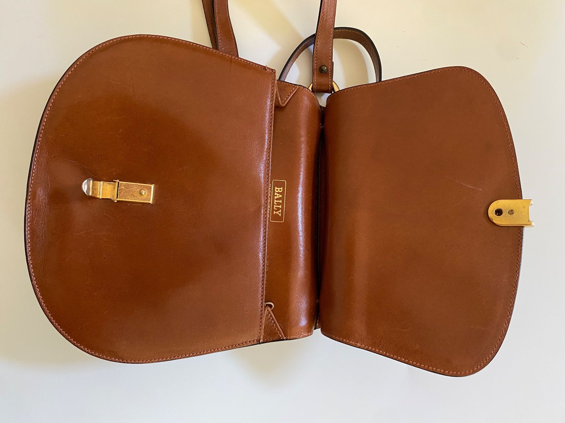 Bally Borse da donna: BALLY Handtasche braun Leder vintage – Usato da Wallisellen venduto da skorpion-11 3