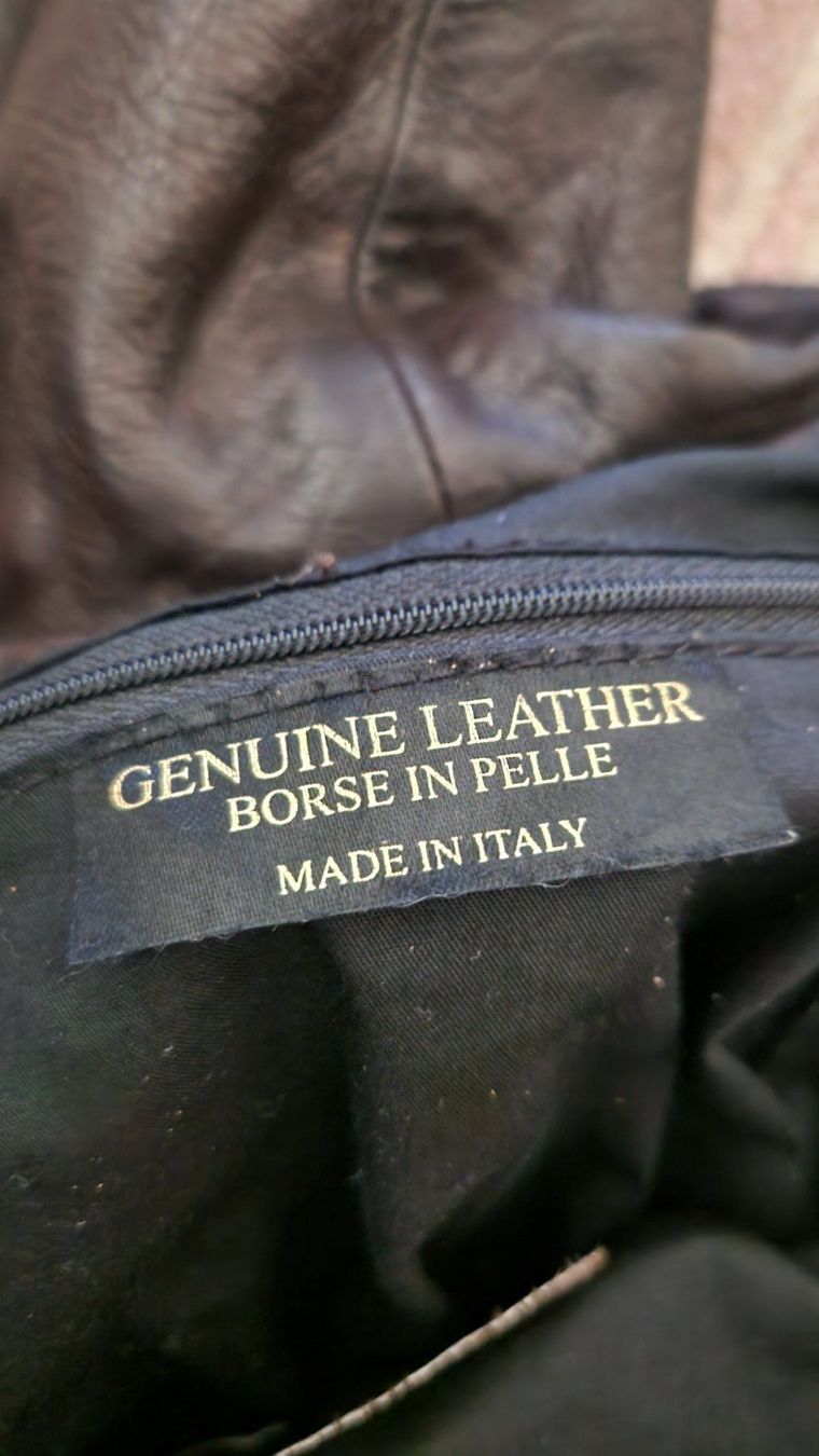 Rucksäcke: Braune Ledertasche / Rucksack Made in Italy – Gebraucht aus Rütihof von Teddy1985 3