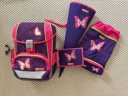 Schulrucksack Set - Stepbystep - Schmetterling