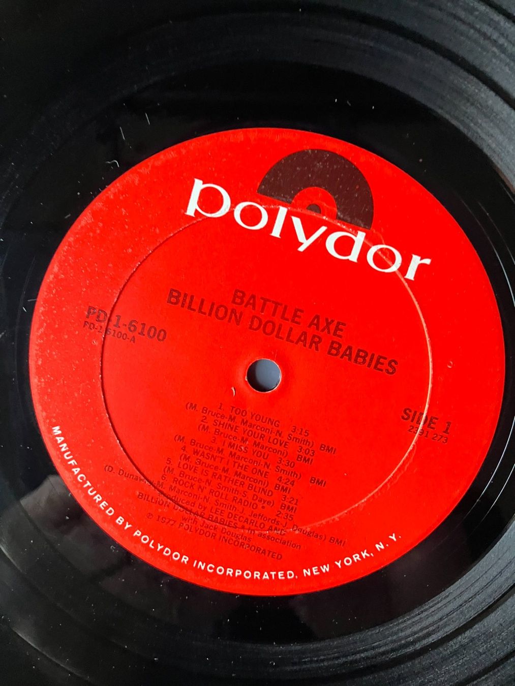 Schallplatten: Billion Dollar Babies – Gebraucht aus Aarwangen von Jukebox3 6