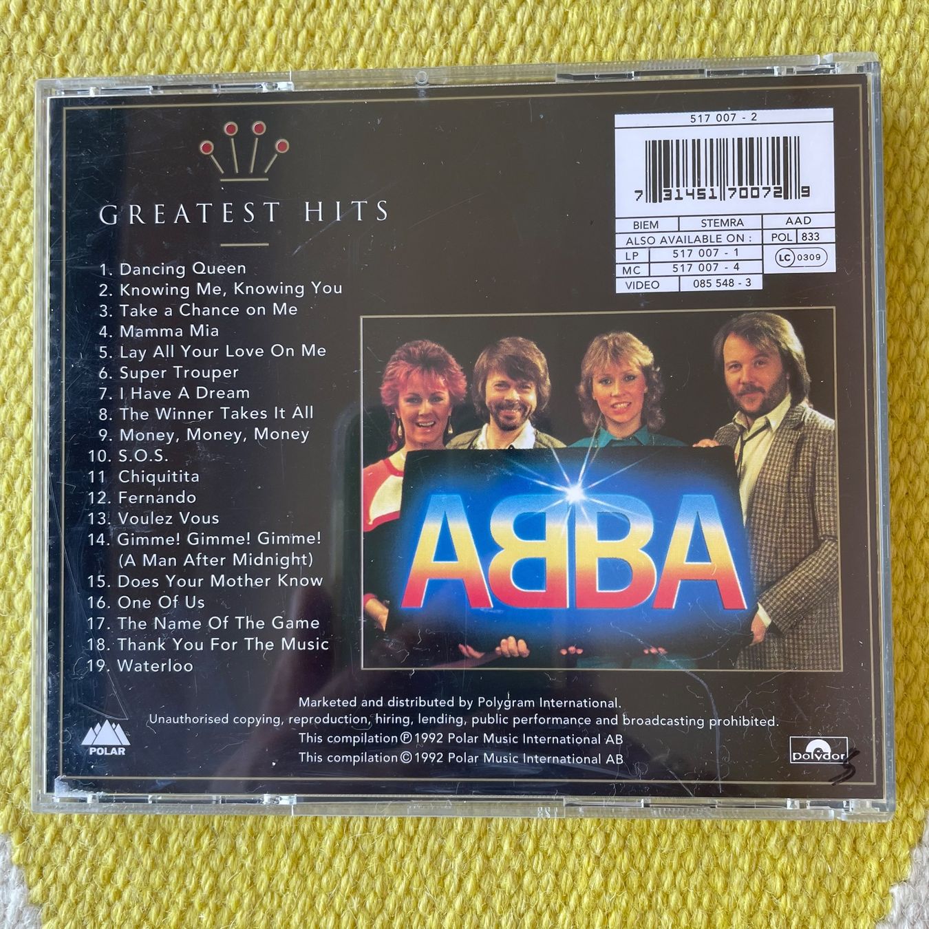 CD: ABBA-GOLD GREATEST HITS – Usato da Rorschacherberg venduto da CD-Roli 1